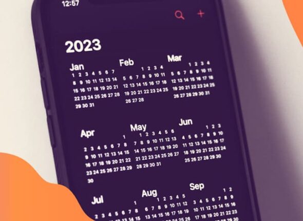 Kalender für das Jahr 2023