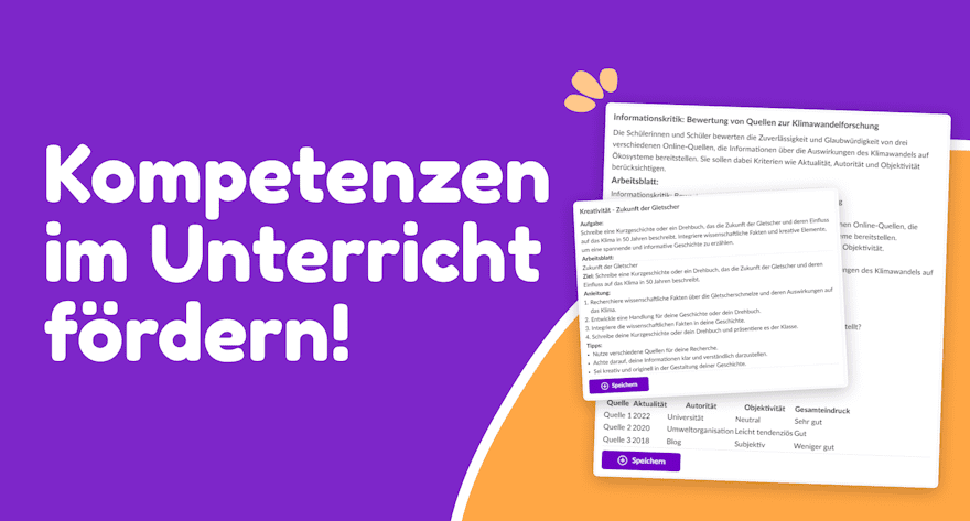 4K im Unterricht: 🤹‍♀️ Kompetenzen der Zukunft mit Thena fördern